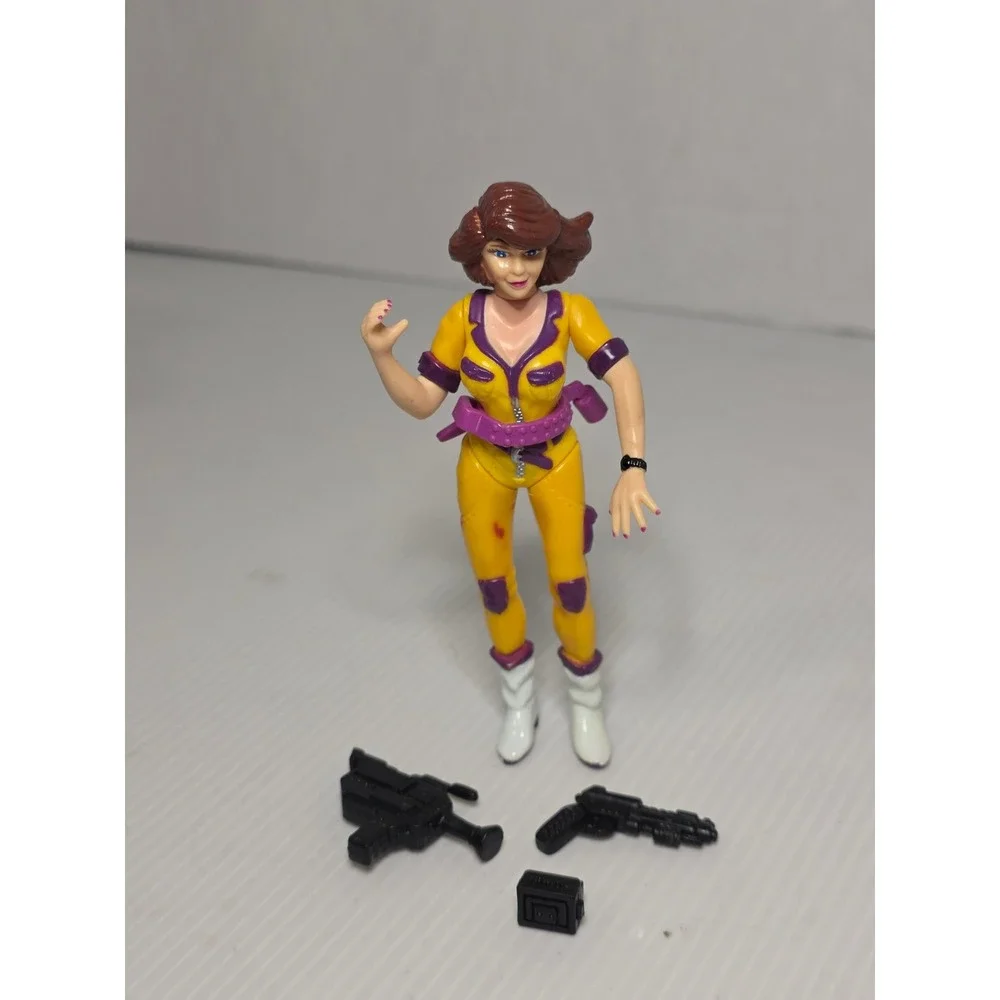 Playmates TMNT Action Figure 5in‎ Yellow Fair 1992 April O'Neil
